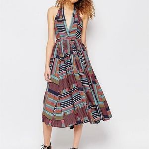 ASOS Africa halter dress